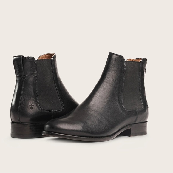 Frye Shoes - Frye Womens Black Carly Chelsea Soft Leather Boot